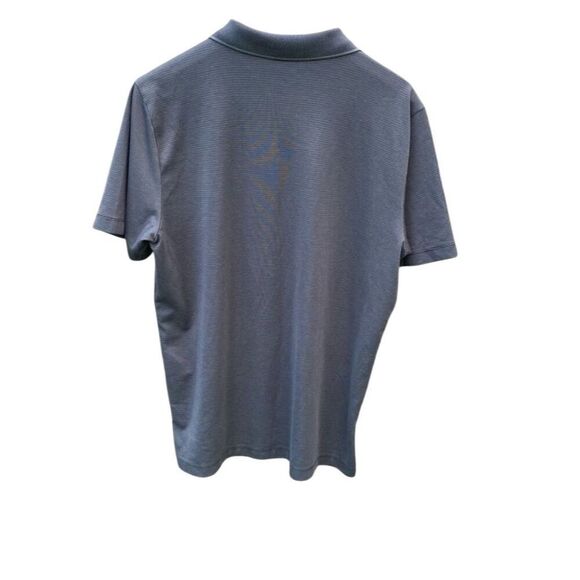 Theory Men's Gray Polo Shirt Size L Short Sleeve Casual Lightweight - Picture 2 of 5